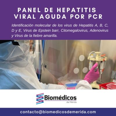 Panel de Hepatitis Viral por PCR